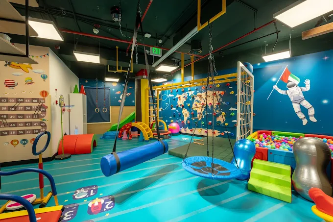 Therapy session space at Sprouts Speech Center